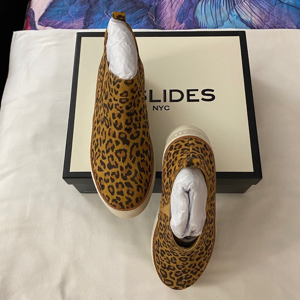 NWT J/SLIDES NYC Mika Suede and Nubuck Platform Sneaker - 7M - Picture 6 of 12